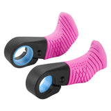 Maxbell 2 Pieces Bike Handlebar Thumb Rest Grips Fits 0.87 inch Handlebars Anti Slip Pink