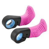 Maxbell 2 Pieces Bike Handlebar Thumb Rest Grips Fits 0.87 inch Handlebars Anti Slip Pink