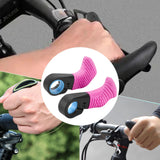 Maxbell 2 Pieces Bike Handlebar Thumb Rest Grips Fits 0.87 inch Handlebars Anti Slip Pink
