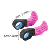 Maxbell 2 Pieces Bike Handlebar Thumb Rest Grips Fits 0.87 inch Handlebars Anti Slip Pink