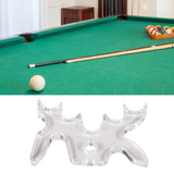 Maxbell Clear Billiard Bridge Head Billiard Cue Support for Club Players Competition 9mm