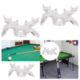 Maxbell Clear Billiard Bridge Head Billiard Cue Support for Club Players Competition 9mm