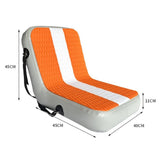 Kayak Seat with Back Rest Padded Comfortable Canoe Seat Cushion for Kayaking