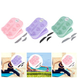 Maxbell Calf Stretching Board Non Slip Adjustable Incline Board for Hamstring Squats pink