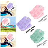 Maxbell Calf Stretching Board Non Slip Adjustable Incline Board for Hamstring Squats pink