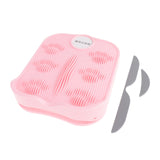 Maxbell Calf Stretching Board Non Slip Adjustable Incline Board for Hamstring Squats pink
