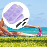 Maxbell Calf Stretching Board Non Slip Adjustable Incline Board for Hamstring Squats violet