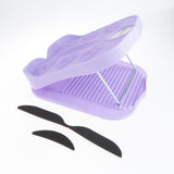 Maxbell Calf Stretching Board Non Slip Adjustable Incline Board for Hamstring Squats violet