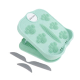 Maxbell Calf Stretching Board Non Slip Adjustable Incline Board for Hamstring Squats green