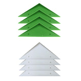 Maxbell 4 Pieces Foosball Table Corner Ramps for Most Tables Sturdy Corner Protector green