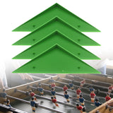 Maxbell 4 Pieces Foosball Table Corner Ramps for Most Tables Sturdy Corner Protector green