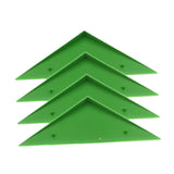 Maxbell 4 Pieces Foosball Table Corner Ramps for Most Tables Sturdy Corner Protector green