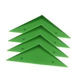 Maxbell 4 Pieces Foosball Table Corner Ramps for Most Tables Sturdy Corner Protector green