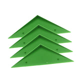 Maxbell 4 Pieces Foosball Table Corner Ramps for Most Tables Sturdy Corner Protector green