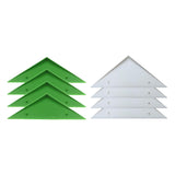 Maxbell 4 Pieces Foosball Table Corner Ramps for Most Tables Sturdy Corner Protector green
