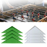 Maxbell 4 Pieces Foosball Table Corner Ramps for Most Tables Sturdy Corner Protector green