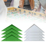 Maxbell 4 Pieces Foosball Table Corner Ramps for Most Tables Sturdy Corner Protector green