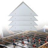 Maxbell 4 Pieces Foosball Table Corner Ramps for Most Tables Sturdy Corner Protector white