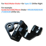 Maxbell 2x Aluminum Bike Adapters for Brake Shift System Part Replacement Converters