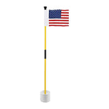 Maxbell Golf Pin Flag Hole Cup Set Putting Green Flag and Poles for Home Garden Yard 1 Set