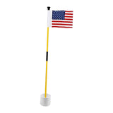 Maxbell Golf Pin Flag Hole Cup Set Putting Green Flag and Poles for Home Garden Yard 1 Set