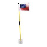 Maxbell Golf Pin Flag Hole Cup Set Putting Green Flag and Poles for Home Garden Yard 1 Set