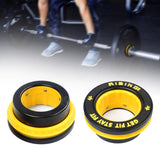Maxbell 2x Barbell Clips Collars Easy Installation Weight Clamp for Home Workout Gym Yellow