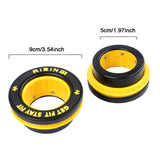 Maxbell 2x Barbell Clips Collars Easy Installation Weight Clamp for Home Workout Gym Yellow