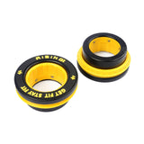 Maxbell 2x Barbell Clips Collars Easy Installation Weight Clamp for Home Workout Gym Yellow