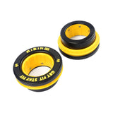 Maxbell 2x Barbell Clips Collars Easy Installation Weight Clamp for Home Workout Gym Yellow