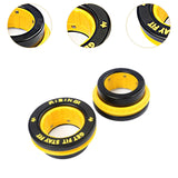 Maxbell 2x Barbell Clips Collars Easy Installation Weight Clamp for Home Workout Gym Yellow