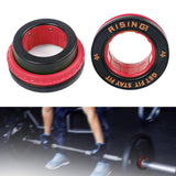 Maxbell 2x Barbell Clips Collars Easy Installation Weight Clamp for Home Workout Gym Red