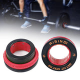 Maxbell 2x Barbell Clips Collars Easy Installation Weight Clamp for Home Workout Gym Red
