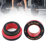 Maxbell 2x Barbell Clips Collars Easy Installation Weight Clamp for Home Workout Gym Red