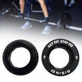Maxbell 2x Barbell Clips Collars Easy Installation Weight Clamp for Home Workout Gym Black