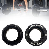 Maxbell 2x Barbell Clips Collars Easy Installation Weight Clamp for Home Workout Gym Black