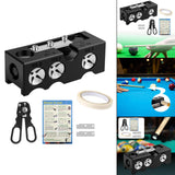 Maxbell Snooker Cue Tip Shaper Billiards Pool Cue Tips Replacement Kit for Repairing