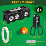 Maxbell Snooker Cue Tip Shaper Billiards Pool Cue Tips Replacement Kit for Repairing