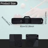 Maxbell Billiards Pool Cue Case Snooker Cue Storage Pouch for Snooker Outdoor Travel black