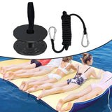 Maxbell Floating Mat Tether Kit Easy to Install Grommet and Tether for Swimming Pool
