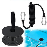 Maxbell Floating Mat Tether Kit Easy to Install Grommet and Tether for Swimming Pool