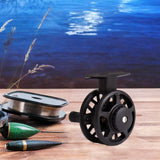 Maxbell Left Hand 0.35mm/100M Powerful with Rocker Speed Ratio 1:1 Raft Fishing Reel Wire Cup 50mm