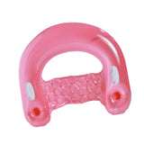 Maxbell Inflatable Pool Floats with Cup Holder Portable Pool Seat for Beach Swimming Pink