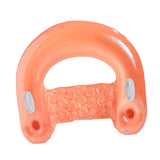 Maxbell Inflatable Pool Floats with Cup Holder Portable Pool Seat for Beach Swimming Orange