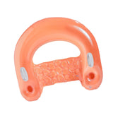 Maxbell Inflatable Pool Floats with Cup Holder Portable Pool Seat for Beach Swimming Orange