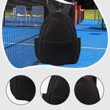 Maxbell Tennis Bag Organizer Portable Outdoor Sports for Tennis/Pickleball/Badminton Black