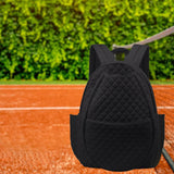 Maxbell Tennis Bag Organizer Portable Outdoor Sports for Tennis/Pickleball/Badminton Black