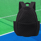Maxbell Tennis Bag Organizer Portable Outdoor Sports for Tennis/Pickleball/Badminton Black