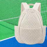 Maxbell Tennis Bag Organizer Portable Outdoor Sports for Tennis/Pickleball/Badminton White