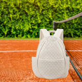 Maxbell Tennis Bag Organizer Portable Outdoor Sports for Tennis/Pickleball/Badminton White